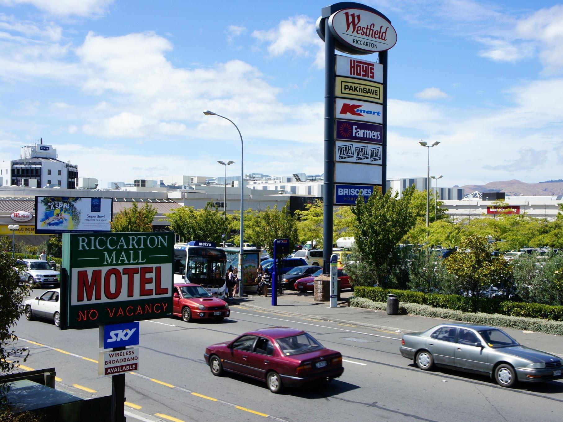 Riccarton Mall Motel Christchurch Exteriér fotografie